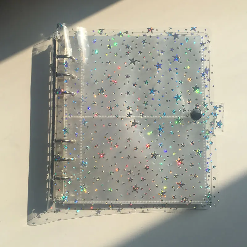 Yiwi Transparent Star Soft PVC Portable Photo Album Jelly Color Album for Mini & Name Card Album De Photos