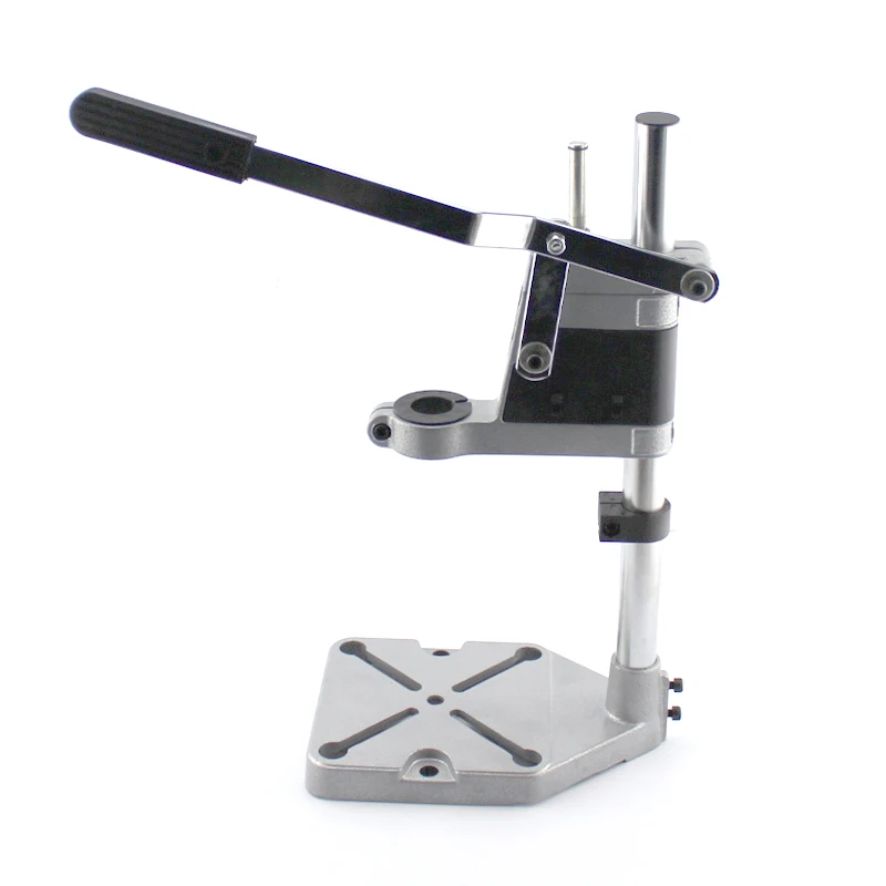 Adjustment Drill Press Stand Tool Work Pillar Pedestal Clamp for Drilling Collet Scale with Stop Added Functionality