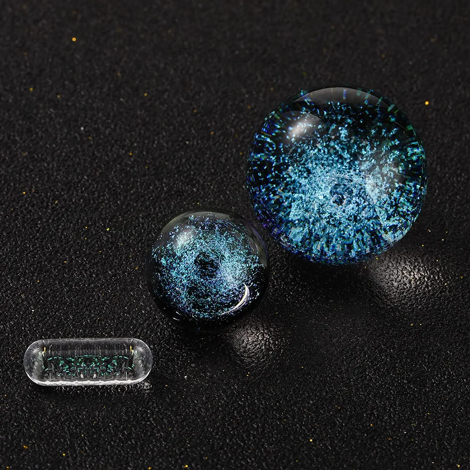 Dichro Glass Marble Set-Cosmic Galaxy Themed