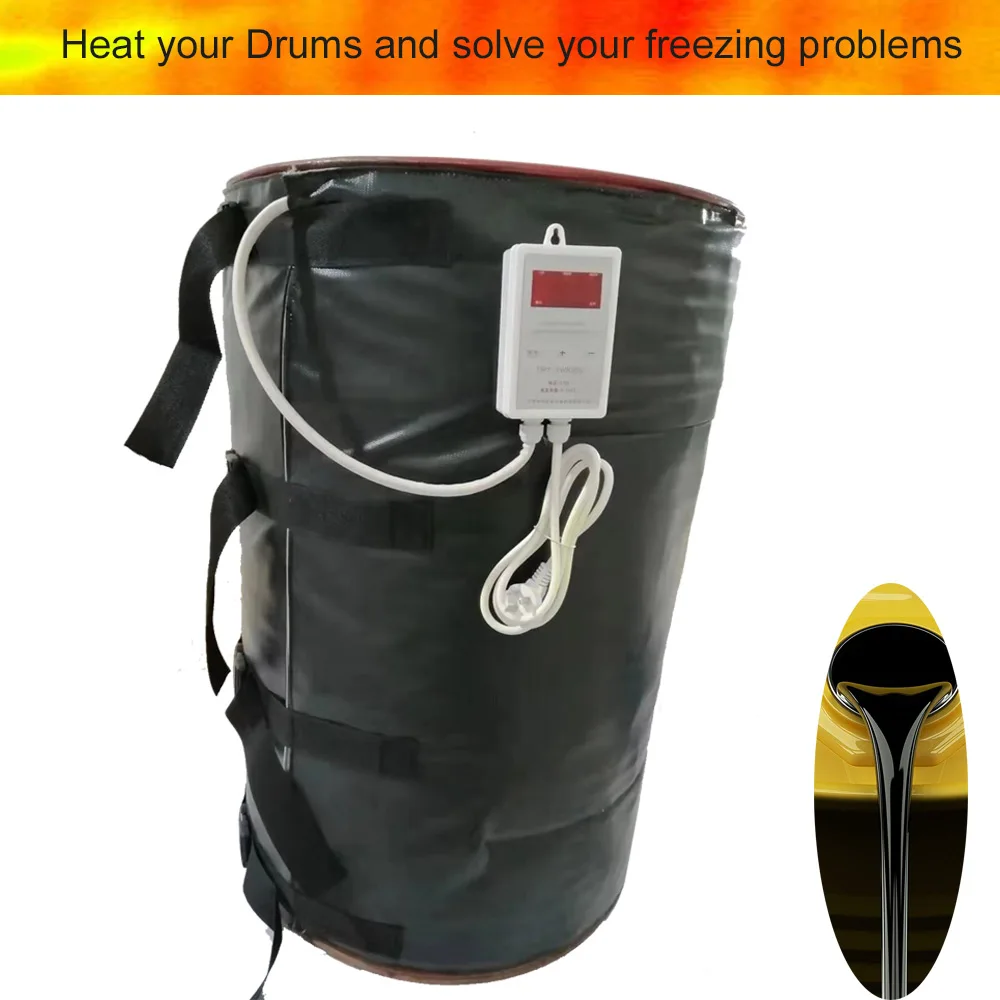 

200L Drum Heater Industrial Grade Power Blanket Weather Resistant 55 Gallon Insulated Drum Heating Blanket 220V