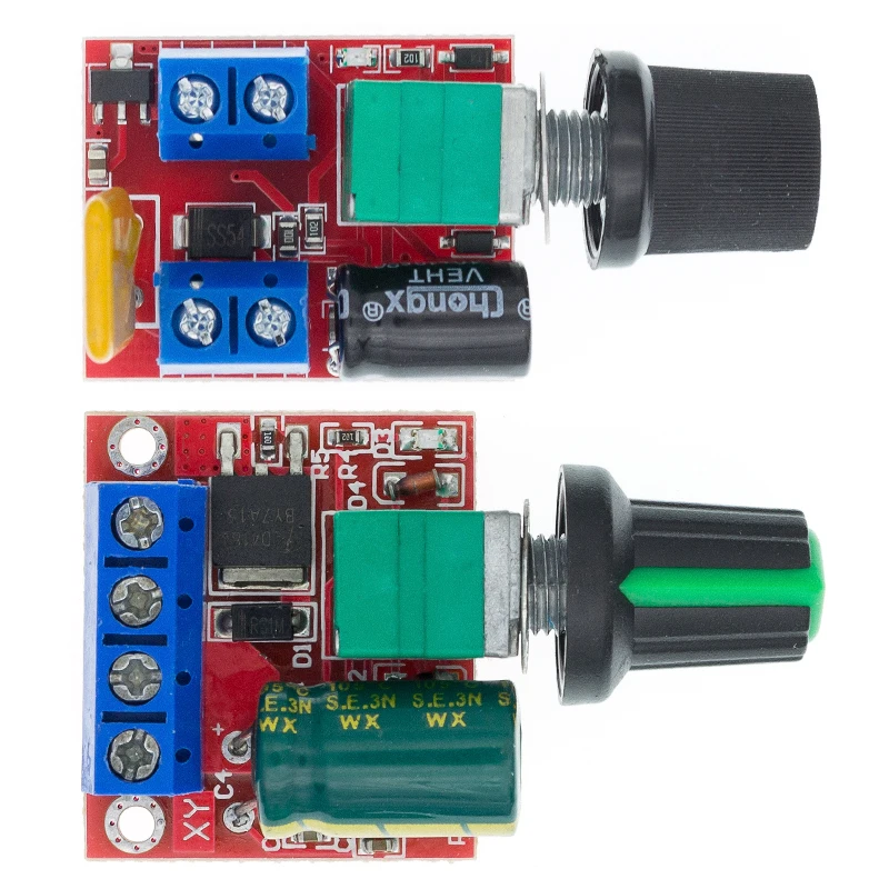 Módulo controlador de velocidad del Motor, regulador de velocidad, interruptor de placa de ajuste, Mini DC-DC, 4,5 V-35V, 5A, 90W, PWM, CC, 12V, 24V, PN35