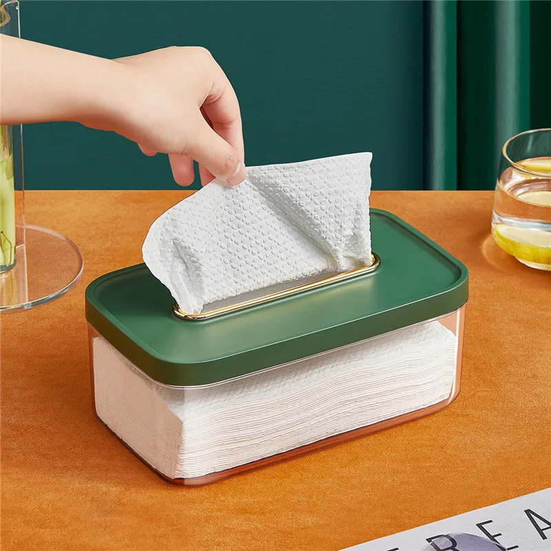 Suction Box Household Multifunctional Paper Towel Box Living Room Dining Room Table Face Tea Several Paper Towel Storage Boxes