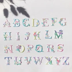 Parche de letras bonitas para ropa, apliques de Jeans, accesorios de bricolaje, pegatinas de tela para planchar, 1 pieza