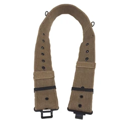 Outdoor WW2 UK British Army Belt Military Gear Canvas Flexible Safe Belts Khaki