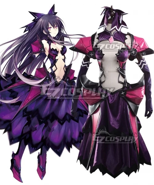 Date A Live Tohka Yatogami Princess Sexy Dress Women Outfit Inverse Form Uniforms Set Halloween Party Cosplay Costume E001