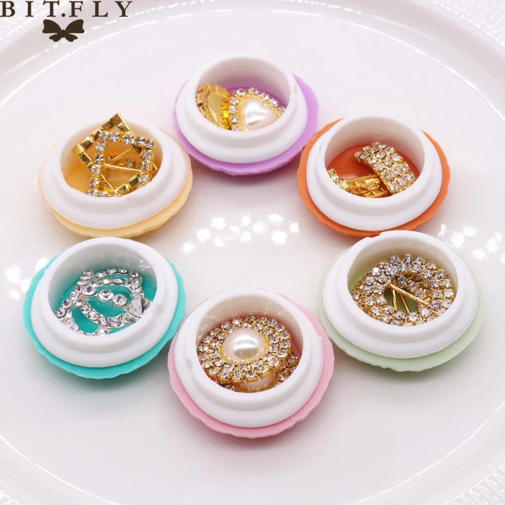 Portable Candy Color Mini Macarons Storage Box Lovely Jewelry Gift Package Pill Carrying Case Headset Protection Box