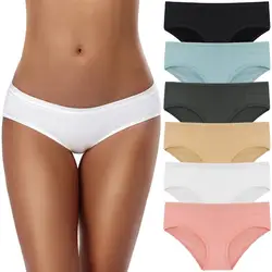 TERMEZY Cotton Panties Female Underpants Sexy Panties For Women Briefs Underwear Plus Size Pantys Breathable Lingerie 6 Color