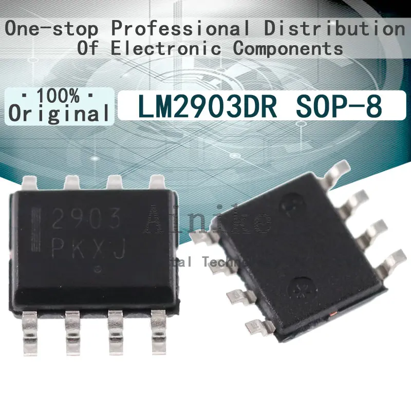 

10/Pcs New Original LM2903DR LM2903 SOP-8 Voltage comparator IC chip