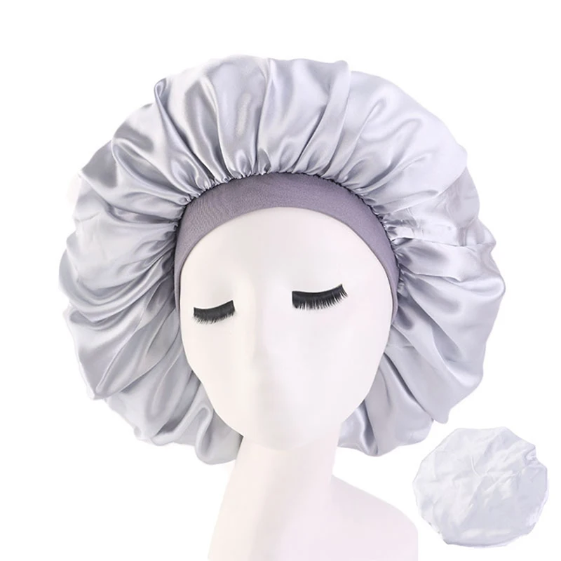 Extra Large Sleep Cap Waterproof Shower Cap Women Hair Treatment Protect Hair From Frizzing