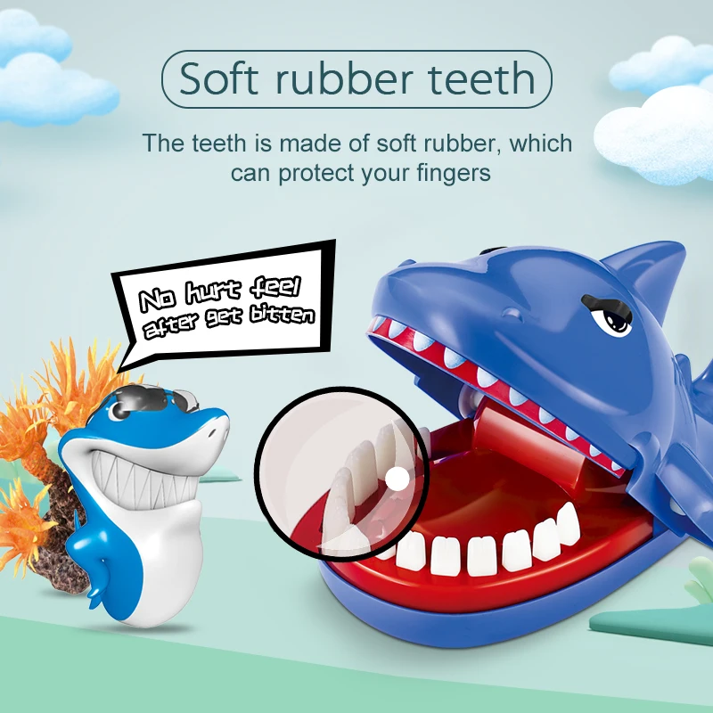 Mouth Bite Finger Toy Animal Series Pulling Teeth Bar Games Toys Kids Funny Toy Cultivate Practical Ability prank Novelty Gifts