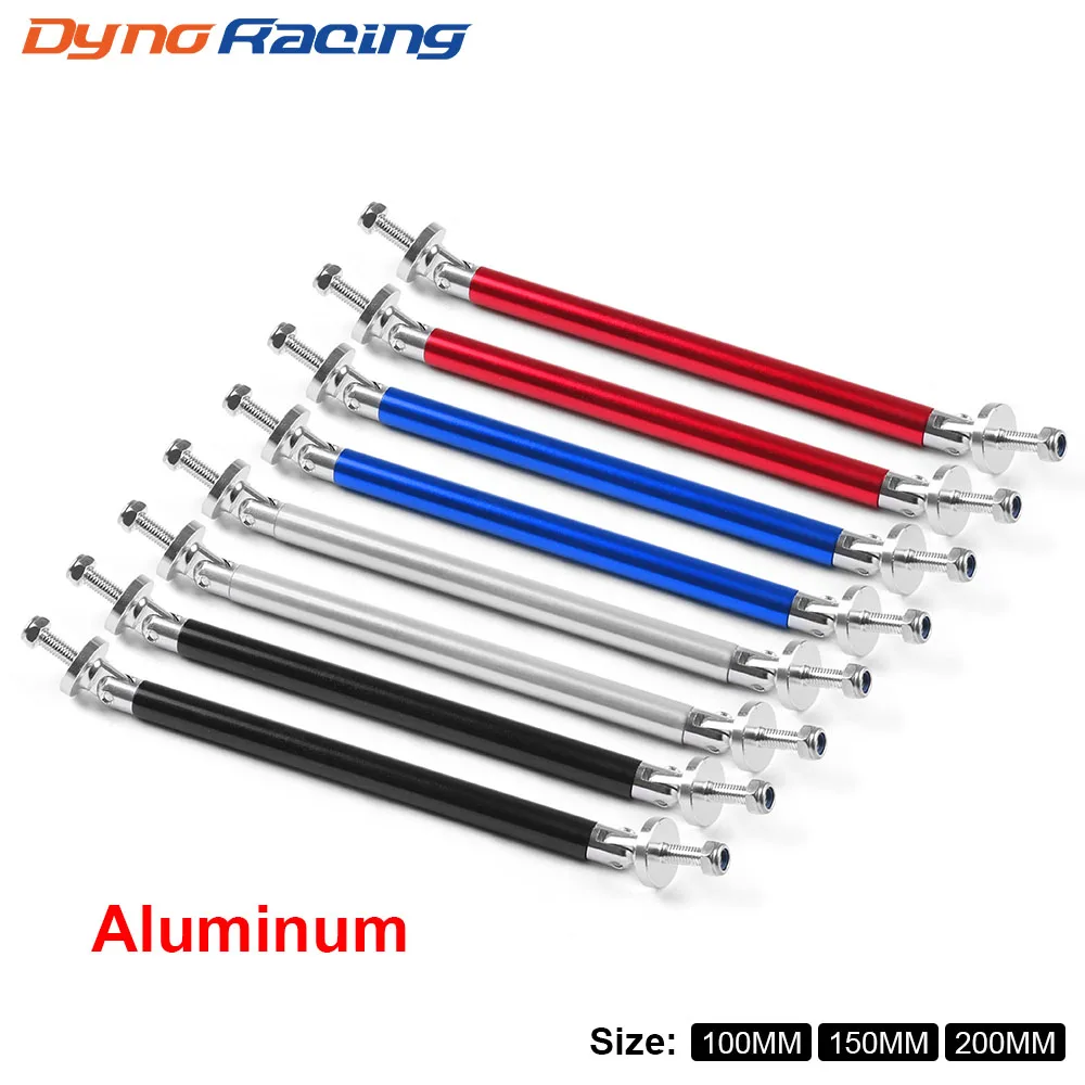 Aluminum Bumper Lip Front Strut Splitter Rod Tie Support Bars 100MM 150MM 200MM