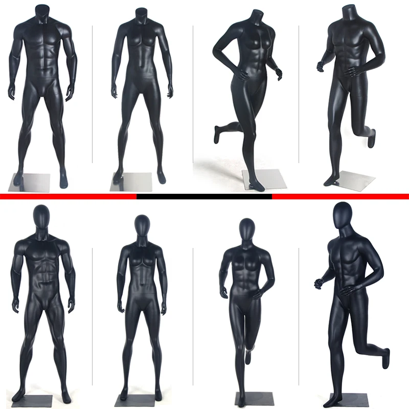 Fashionable Sports Model Running Mannequin Muscle Professional Sports Model Men and Women