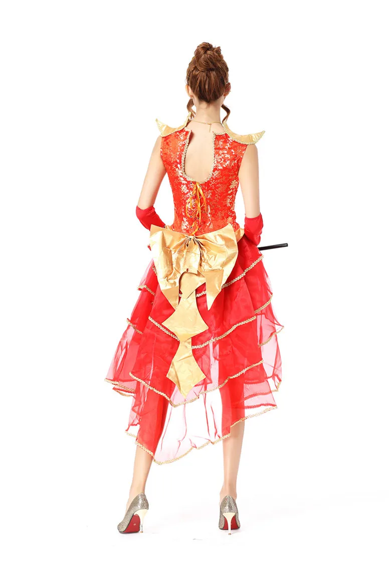 Halloween Deluxe Sexy Magician Princess Cosplay Costume Purim Party Medieval Ancient Greek Goddess Fancy Dress