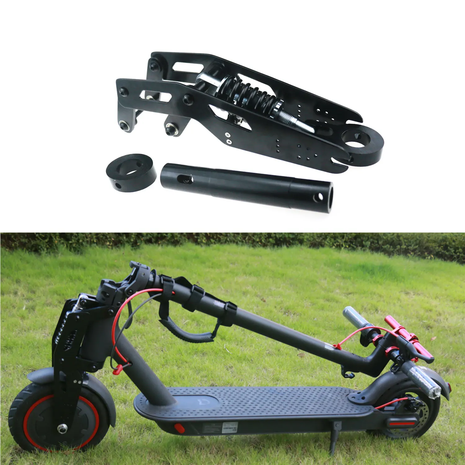 Front Shock Absorber Kit for Xiaomi M365/Pro/1S Electric Scooter Hydraulic Spring Suspension Fork Whole Set Assembly Accessories