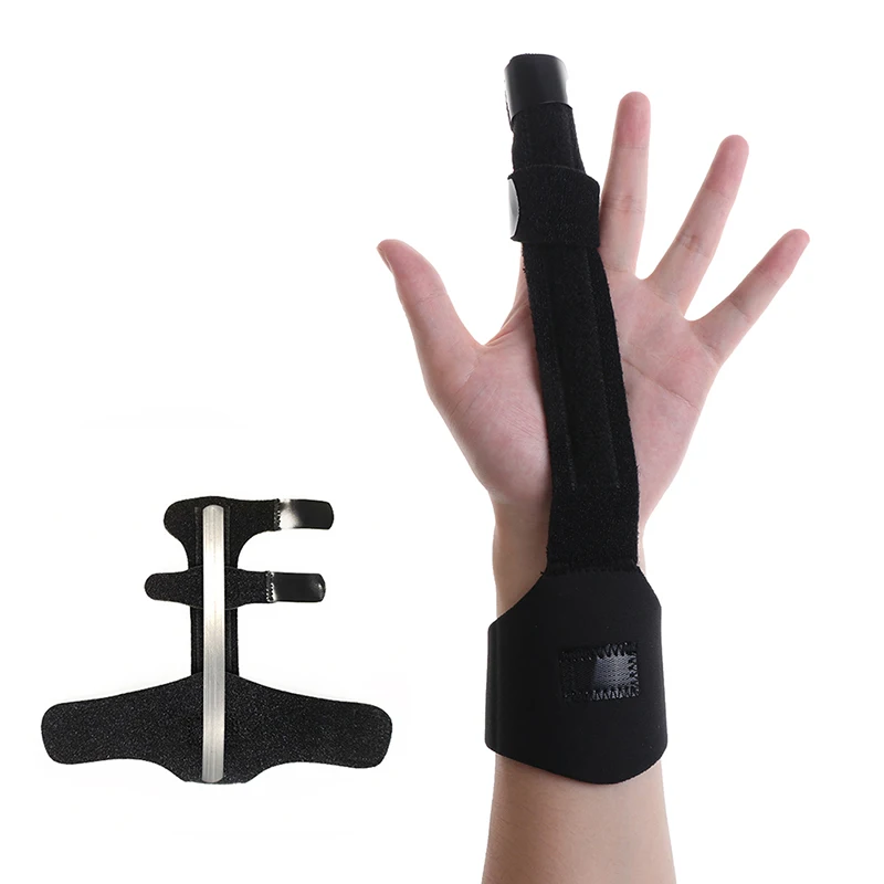 1pcs Adjustable Finger Corrector Splint Trigger Finger Splint Finger Popping Guard Clicking Stiffness For Treat Pain