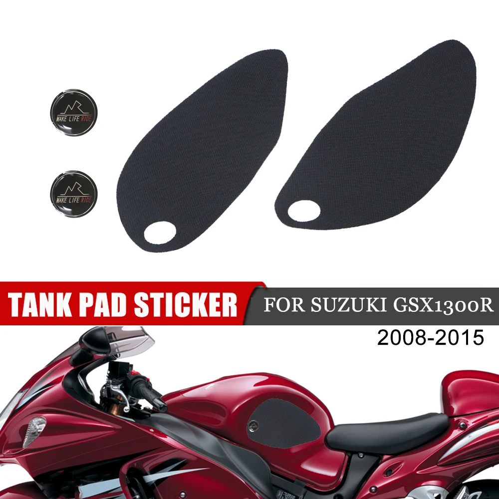 

Motorcycle Tank Traction Anti Slip Sticker Side Gas Knee Grip Decals For SUZUKI GSX1300R GSX 1300R GSX1300 R HAYABUSA 2008-2015