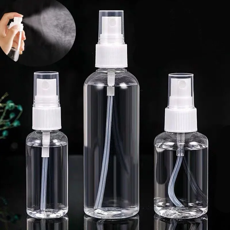 3pcs/set Portable small watering can watercolor moisturizing 35/50/75ml DIY painting spray bottle travel sub-packing