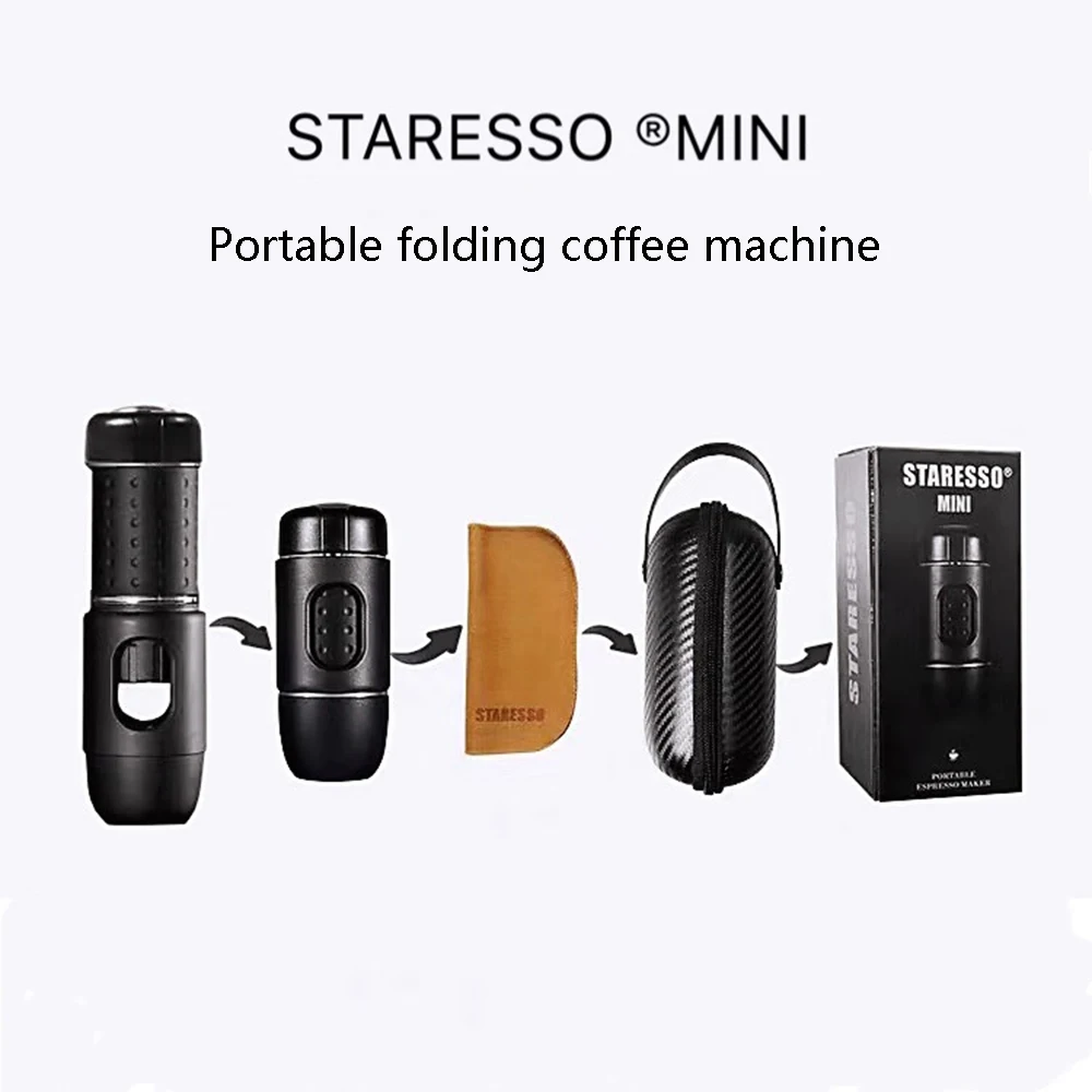 STARESSO MINI Hand Coffee Machine Capsule Coffee Machine Multifunctional Coffees Machines Portable Espresso Maker