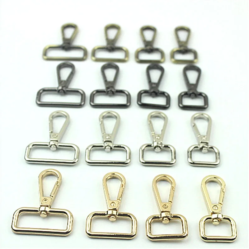 

15/20/25/32mm Metal Snap Hook Lobster Clasp Collar Carabiner Belt Buckles DIY KeyChain Bag Part Accessories