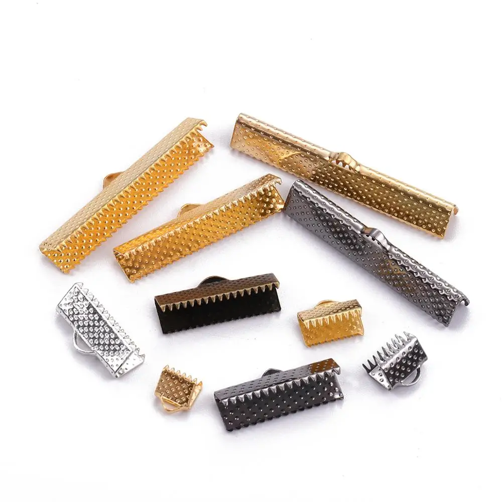 Cove Kẹp Dây Đầu Mút Dây Nơ Da Kẹp Vòng Cổ Vòng Tay Kết Nối Cho Trang Sức Làm Tiếp Liệu 50 Cái/lốc