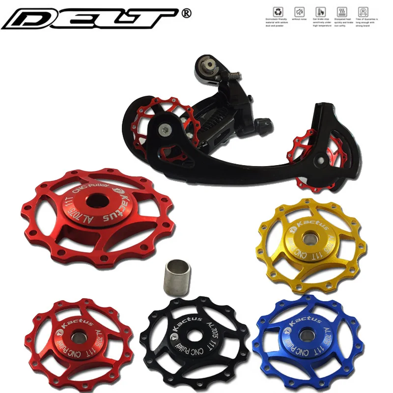 

DELT Downhill MTB шоссейные велосипеды шкив задний переключатель подшипник переключения передач велосипедное колесо подвижное 11T детали из сплава