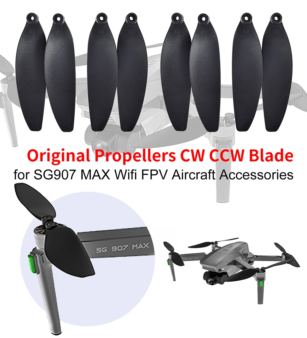 

New Original SG907 MAX Propellers RC Drone Qaucopter Spare Parts Blades Set Replacement Accessories