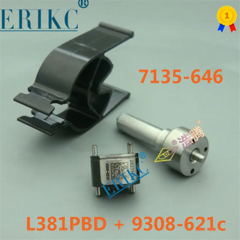 EJBR05102D 28232251 Diesel Injector Spare Parts Kits L381PBD + 9308z621c Nozzle Repair Kits 7135-646 for Euro4 Delphi ERIKC