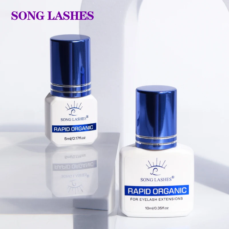 SONG LASHES 10 ml Strong Lash Adhesive Glue Private Label Eyelash Extension Glue 0.5-1 Second Fast Drying Professional Glue