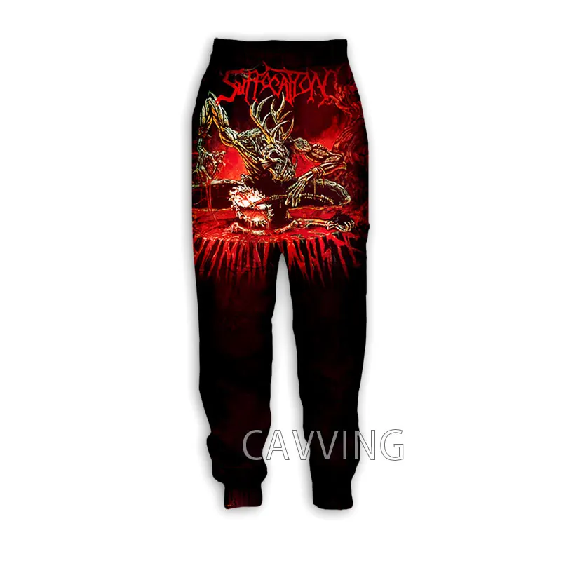 

CAVVING 3D Print SUFFOCATION Rock Band Casual Pants Sports Sweatpants Straight Pants Sweatpants Jogging Pants Trousers