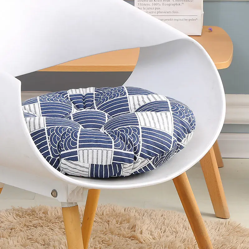 

Sofa Throw Pillow Japan Style Chair Cushion Car Seat Pad Round Cotton Cushions Thicken Soft Kitchen Stool Cushion Chair Seat Mat