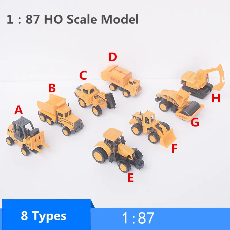 

Creative 8Types 1:87 Building Model Alloy Engineering Truck Vehicle Model