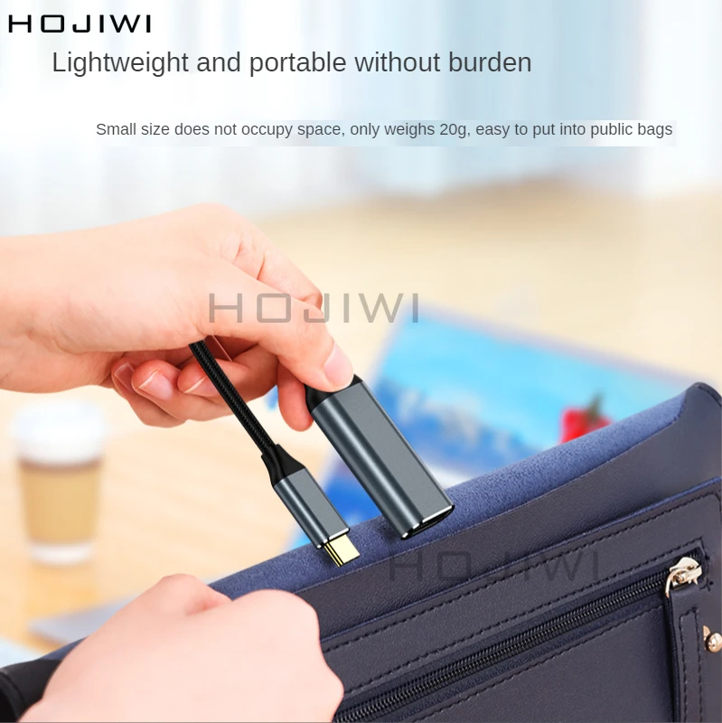 HOJIWI – adaptateur USB type-c 3.1 (USB-C) vers USB, convertisseur mâle-femelle compatible pour PC, ordinateur, affichage TV, téléphone AB12