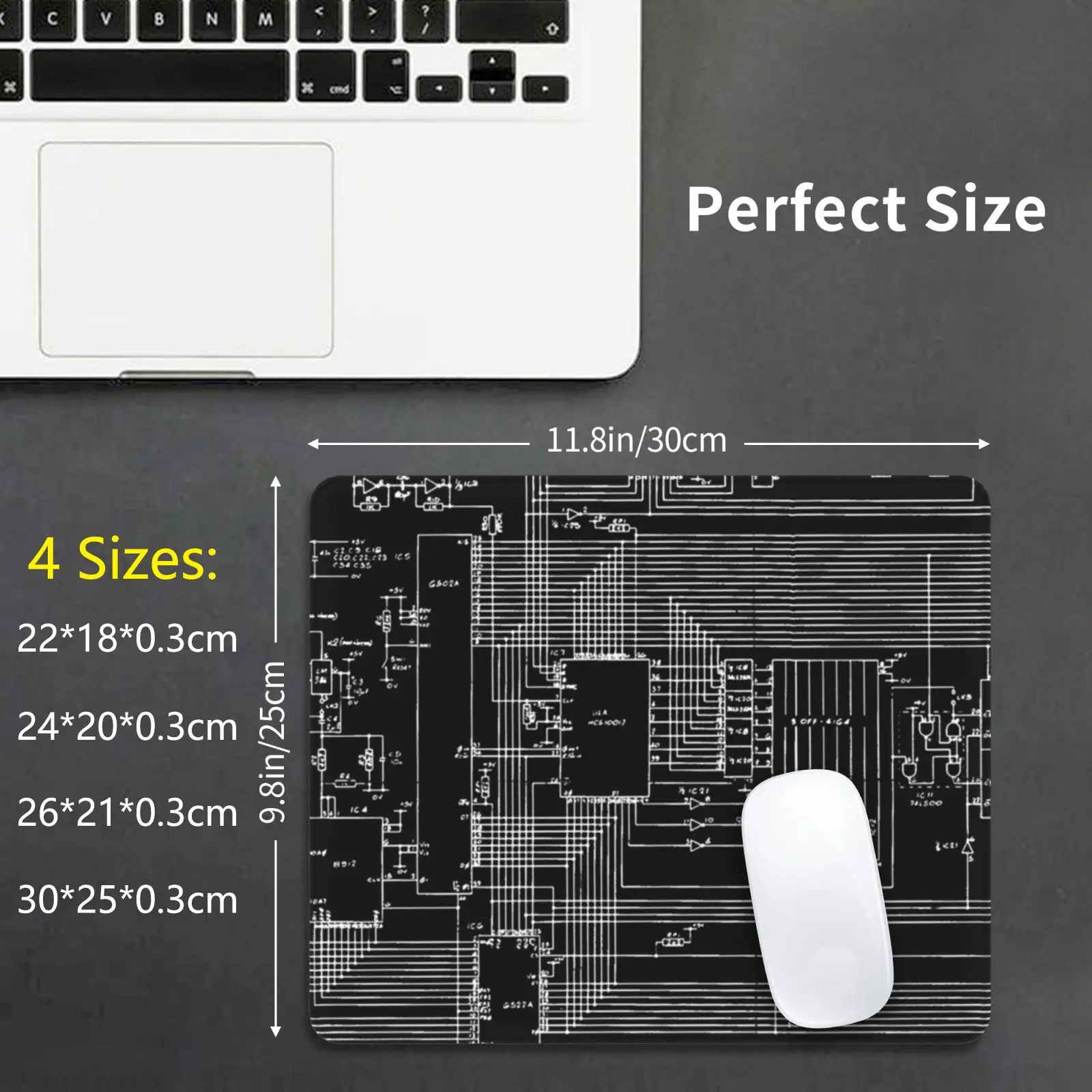 Circuit Diagram 1 Mouse Pad 392 Circuit Diagram Electronics Electrical Schematic Semiconductor