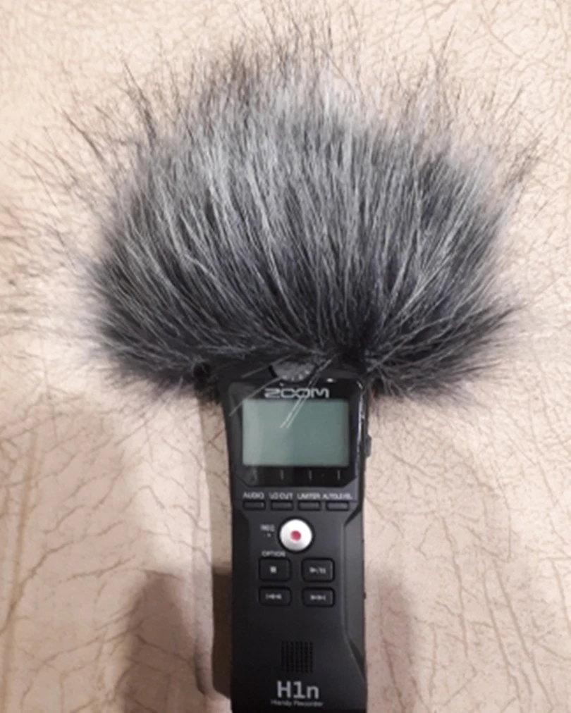 الزجاج الأمامي للقطط الميتة ، فو صناعي خارجي ، مقاوم للرياح ، إسفنجة H1 H1N ، غطاء ميكروفون ، رغوة مع الفراء