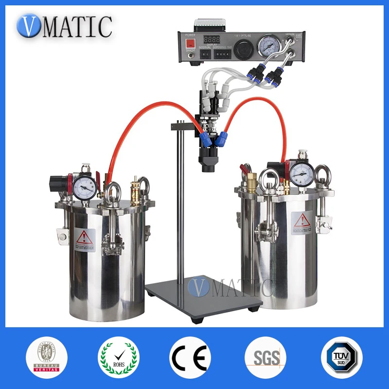 

Free Shipping VMATIC Glue Dispensing Equipment Accurate Automatic Glue Machine With 2pcs 5L Pressure Tank Valve