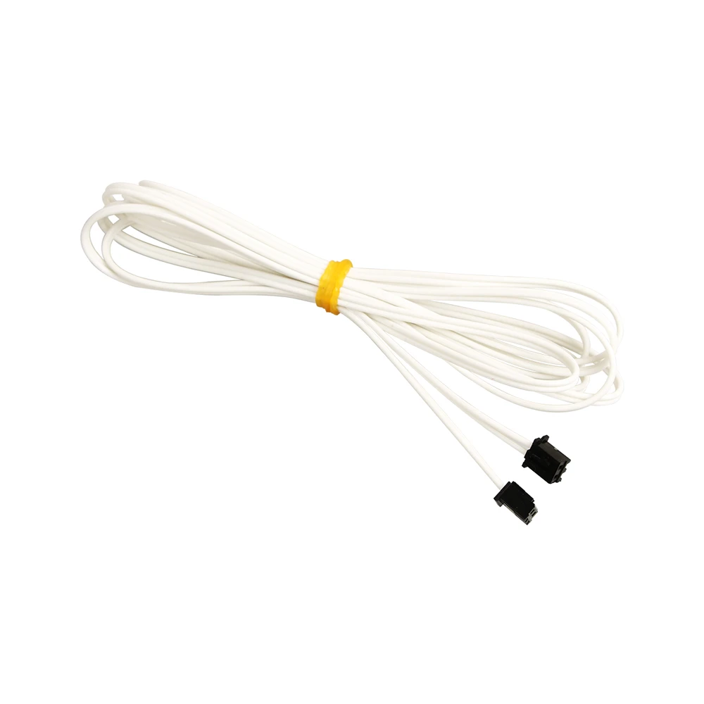 LERDGE XH2.54 2PIN Connection line 1M and 2M 3D Printer Parts White high temperature resistant flexible cord Dupont Line 2pcs