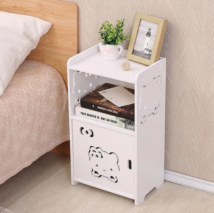 Bedroom Furniture Bedside Table Modern Storage Small Cabinet  Assembly Nightstand Bedroom Storage Bedside Cabinet