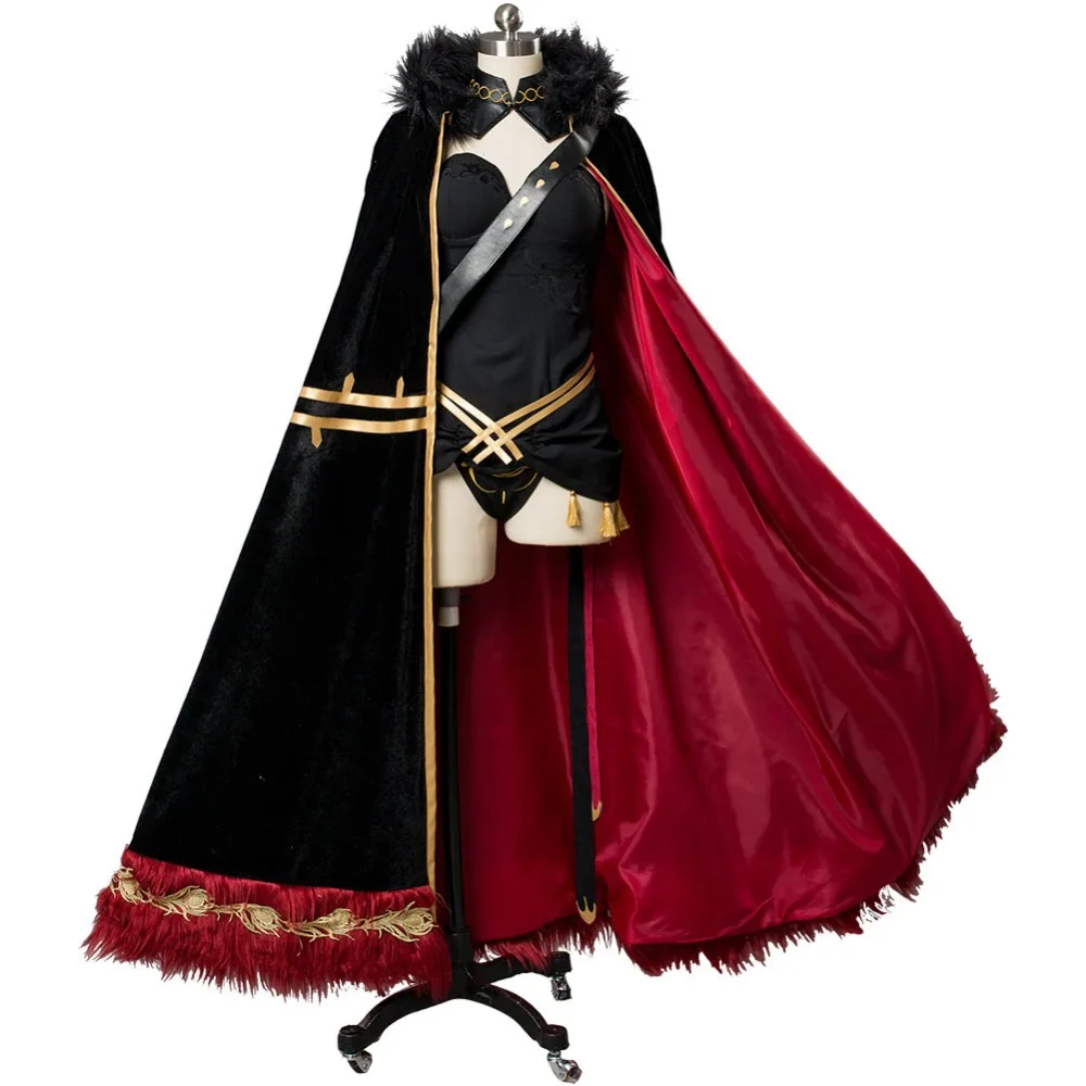 Disfraz de Fgo Ereshkigal para mujer, conjunto completo de uniforme con bata, para Halloween y Carnaval