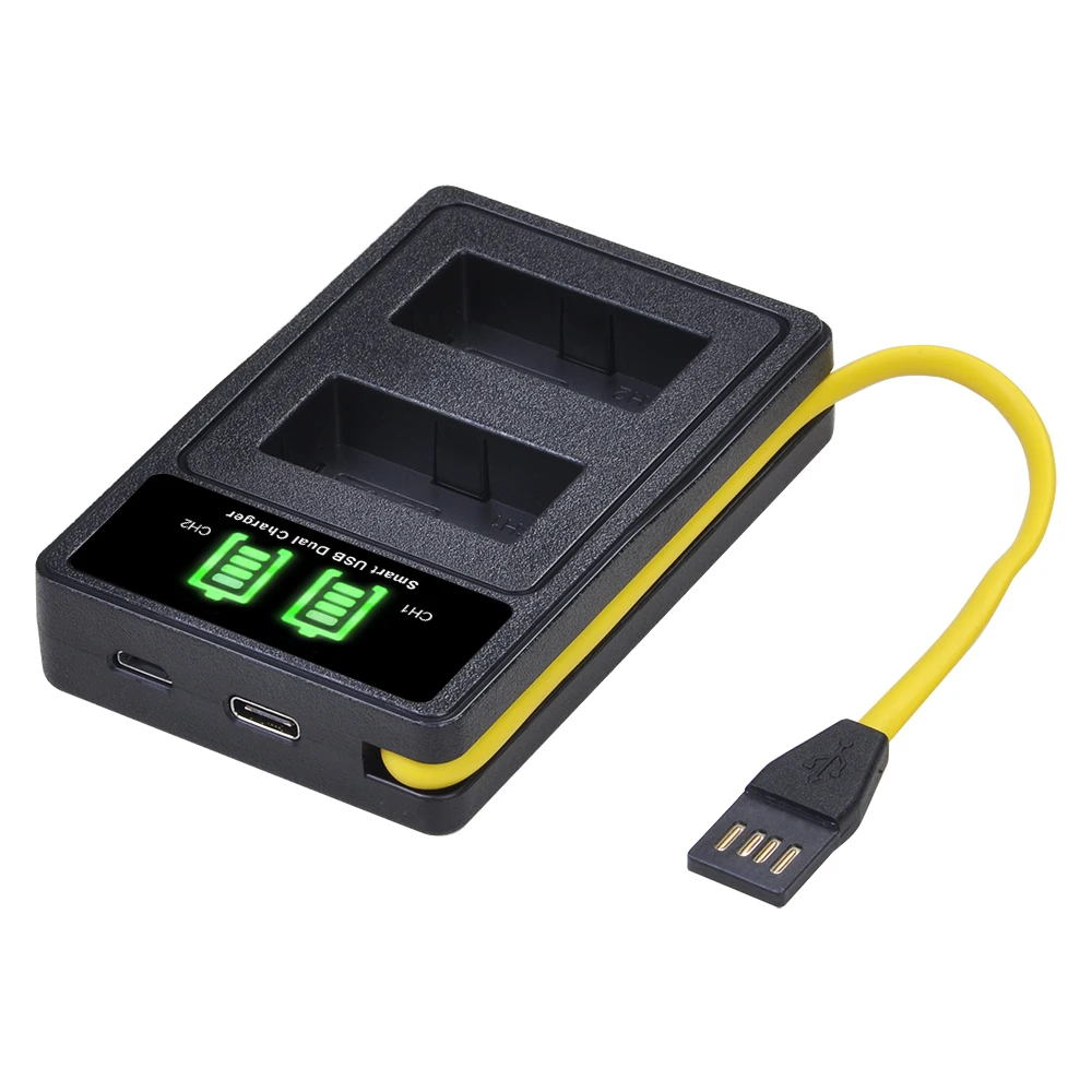 Bateria NB-10L de 1300mAh + carregador NB 10L com porta tipo c para câmera Canon PowerShot G1 X, G3 X, SX40 HS, SX50 HS, SX60 HS