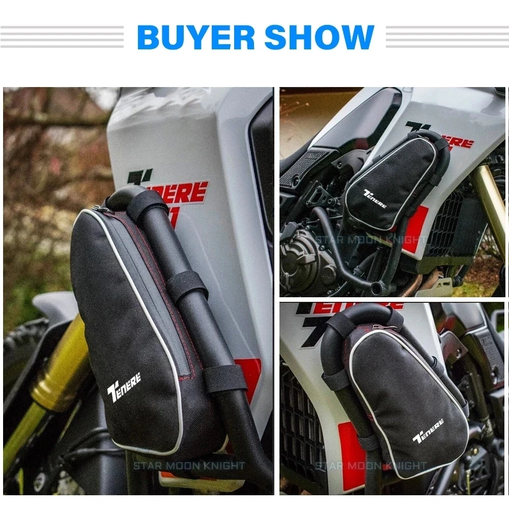 For YAMAHA TENERE 700 Tenere700 XTZ 700 T700 T7 2019 Motorcycle Frame Crash Bars Waterproof Bag Bumper Repair Tool Placement Bag