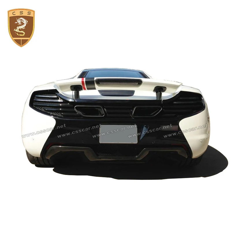 11-14 MP4 12C RZ Style  Carbon Fiber Surface Rear Roof Wing Spoiler Car Styling Body Kit