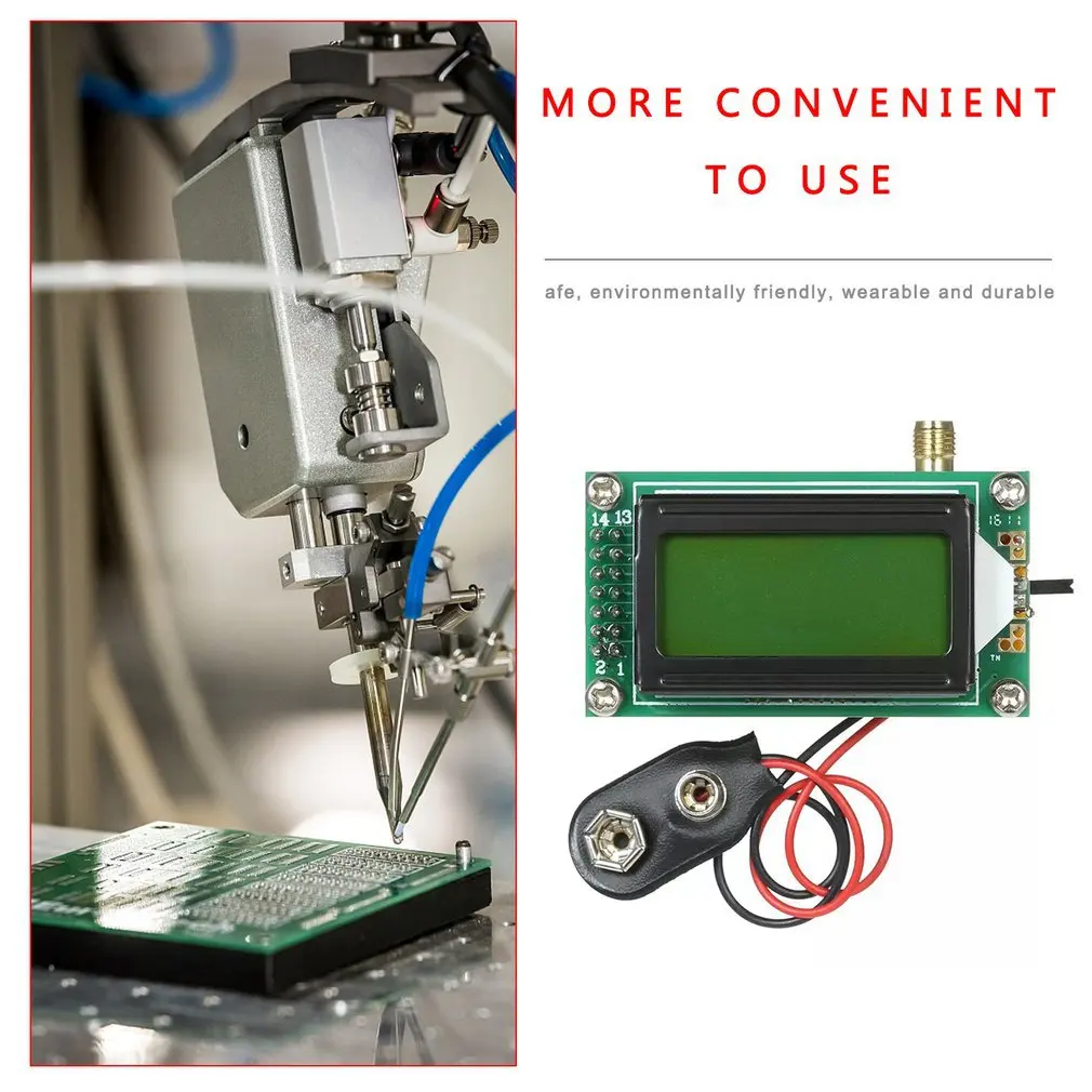 DIY High Accuracy 1~500MHz Frequency Counter Tester Digital LCD Display Measurement With SMA Jack Female For Ham Radio