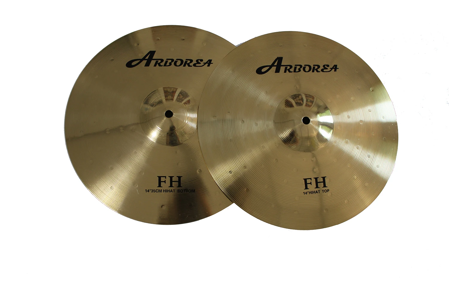 

Arborea hot sale FH series cymbal 2 pieces of 14"hihat Practice cymbal Cymbals for beginners The king of cost performance