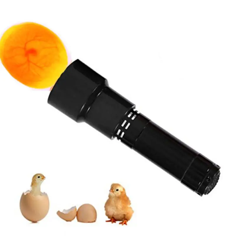 1pcs/lot Eggtester Eggs Incubator Lamp 9 LED Super Cold Incubation Test Flashlight, Powered By Battery (not Include)