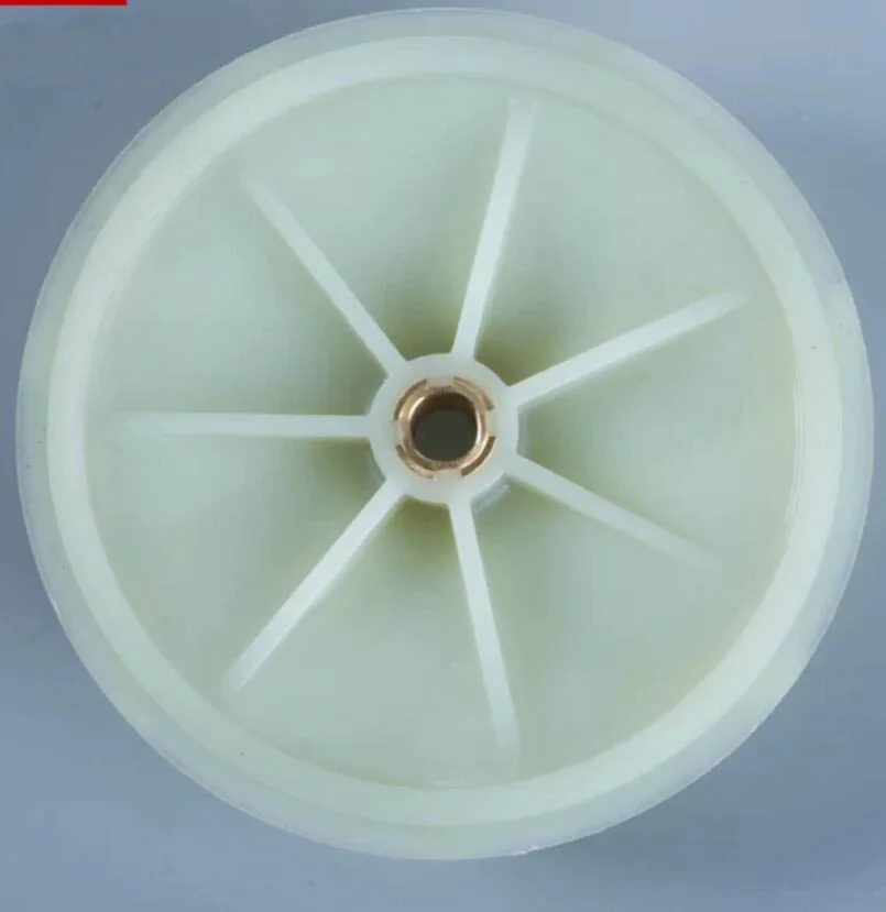 Vacuum cleaner parts also Dust-free saw 7-blade plastic impeller with 8mm central hole