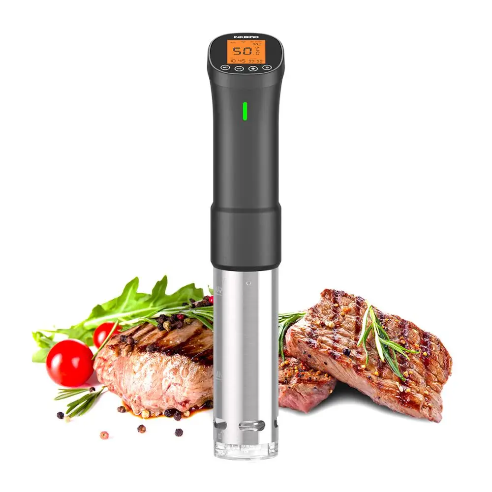 Inkbird-sous Vide Culinário com Circulador de Imersão em Poderoso e Durável Wi-fi Tela Lcd Aplicativo Gratuito Isv200w 1000w Aço Inoxidável
