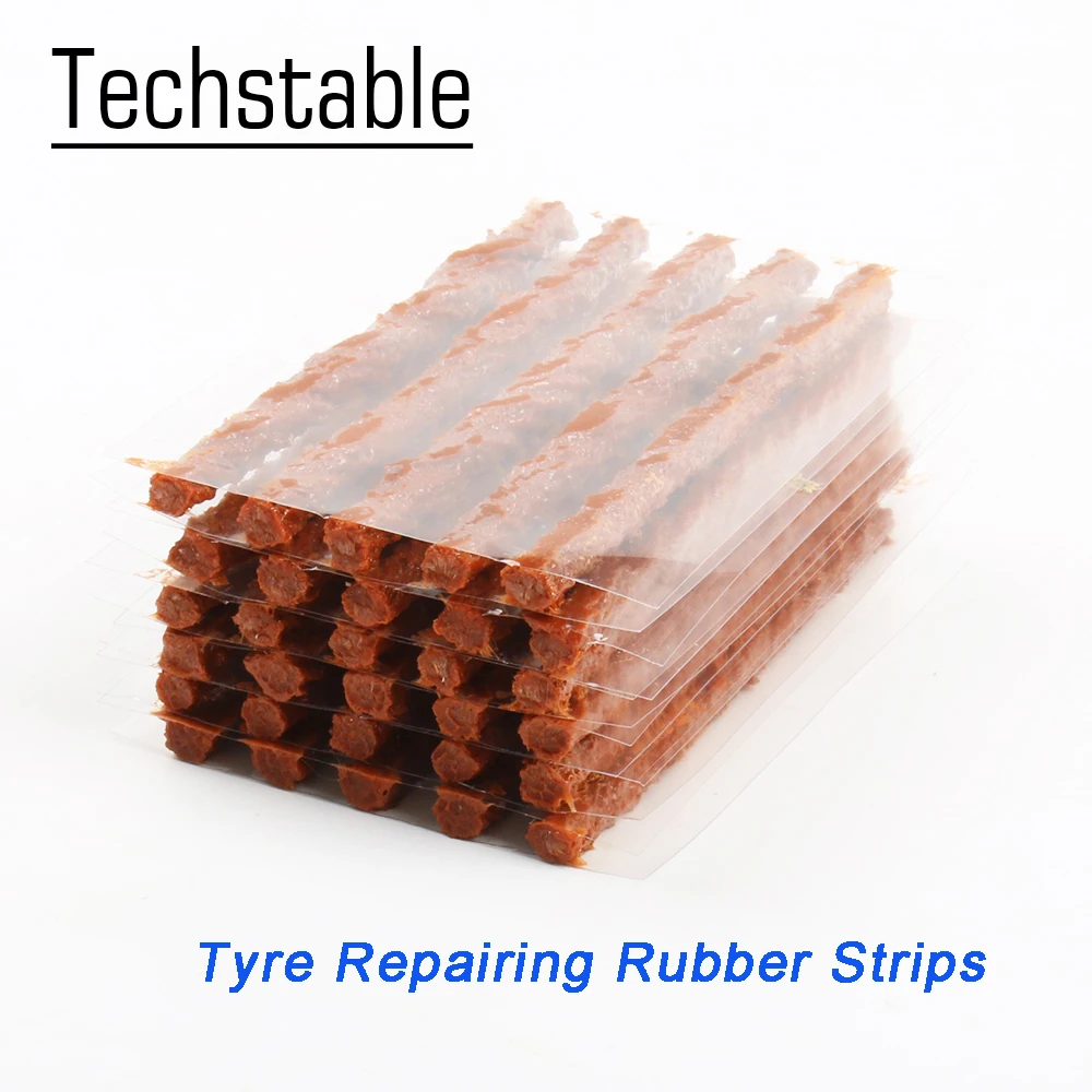 10/20/30Pcs/Lot Tubeless Tire Repair Strips for Tyre Puncture Emergency Car Motorcycle Bike Tyre Repairing Rubber Strips