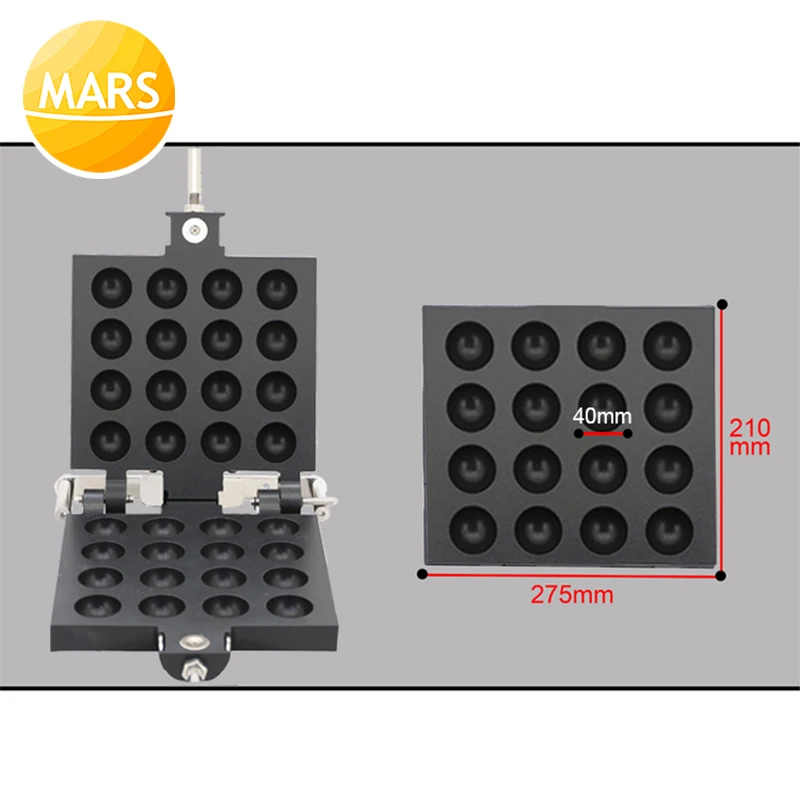ใหม่เกาหลีอาหารรูปวาฟเฟิล Baker Non-Stick Wafle PAN 16 หลุม Octopus Balls MINI วาฟเฟิลเค้ก maker 220 V 110 V