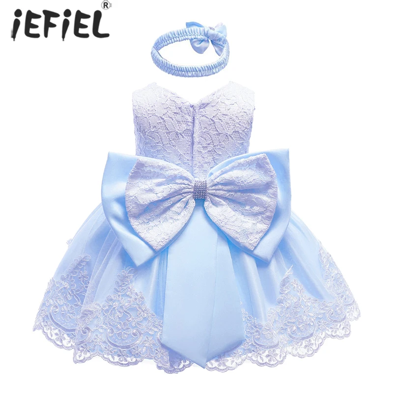 

Infant Baby Girls Dress Newborn Christmas Clothes Floral Lace Princess Dress For Baby First 1st Year Birthday Party Dresses