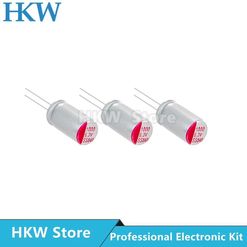 10 sztuk nowy DIP stały kondensator bardzo niski ESR 6.3V 470UF 680UF 820UF 1000UF 1500UF wysokiej jakości 100% oryginalny